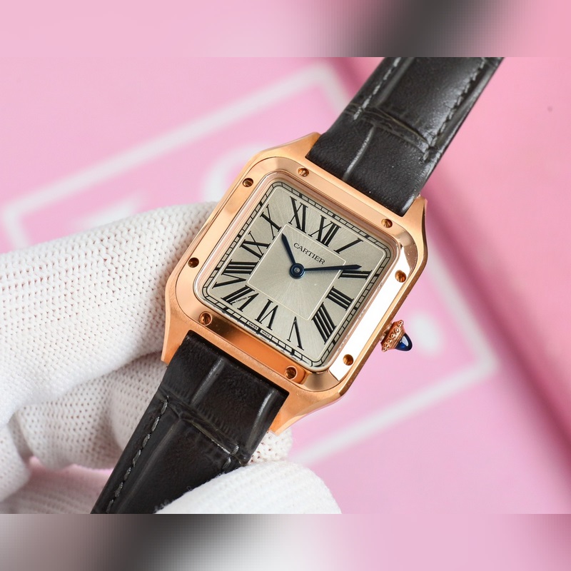 Cartier Santos Women's Replica Watch Premium Quality Authentic Design Core Parameters-5