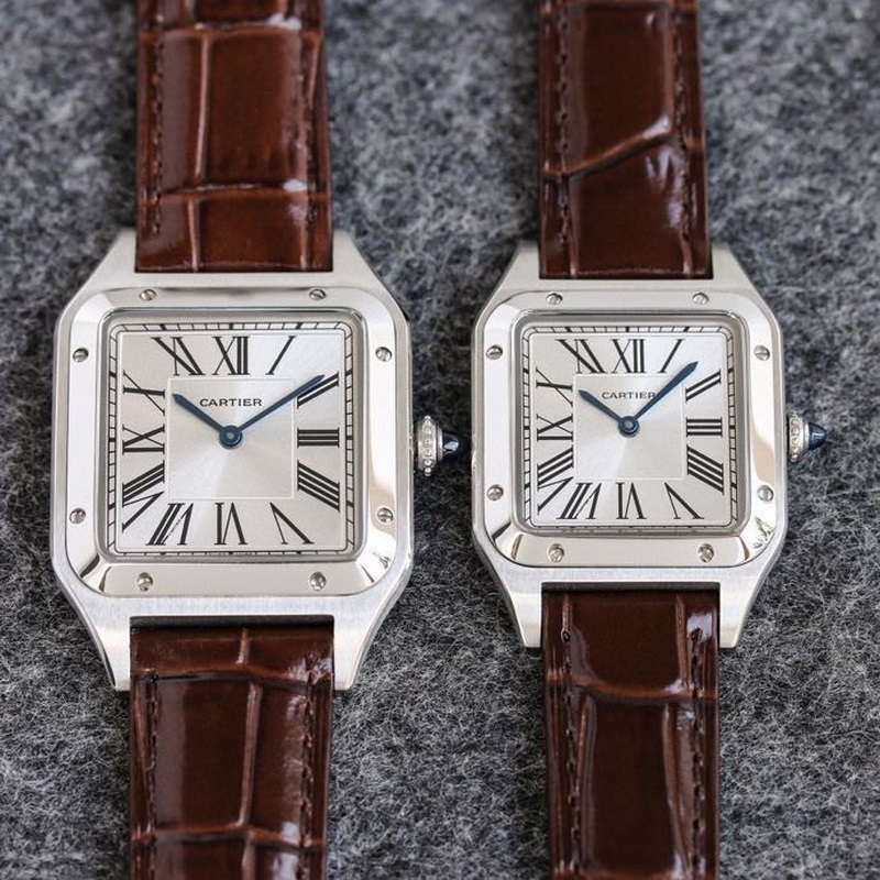 Cartier Santos-Dumont Lychee Leather Straps Three Sizes Available-2