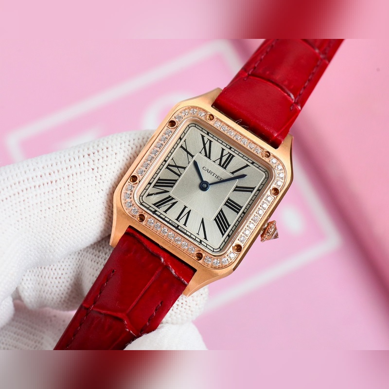 Cartier Santos Series Premium Quality Authentic Specifications Designer Collaboration-2