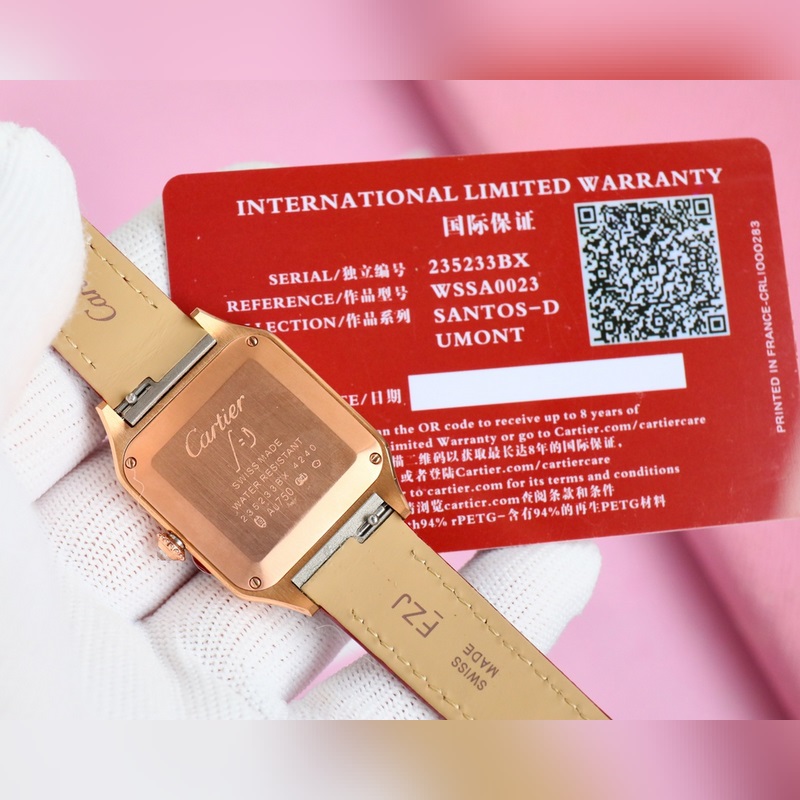Cartier Santos Series Premium Quality Authentic Specifications Designer Collaboration-6