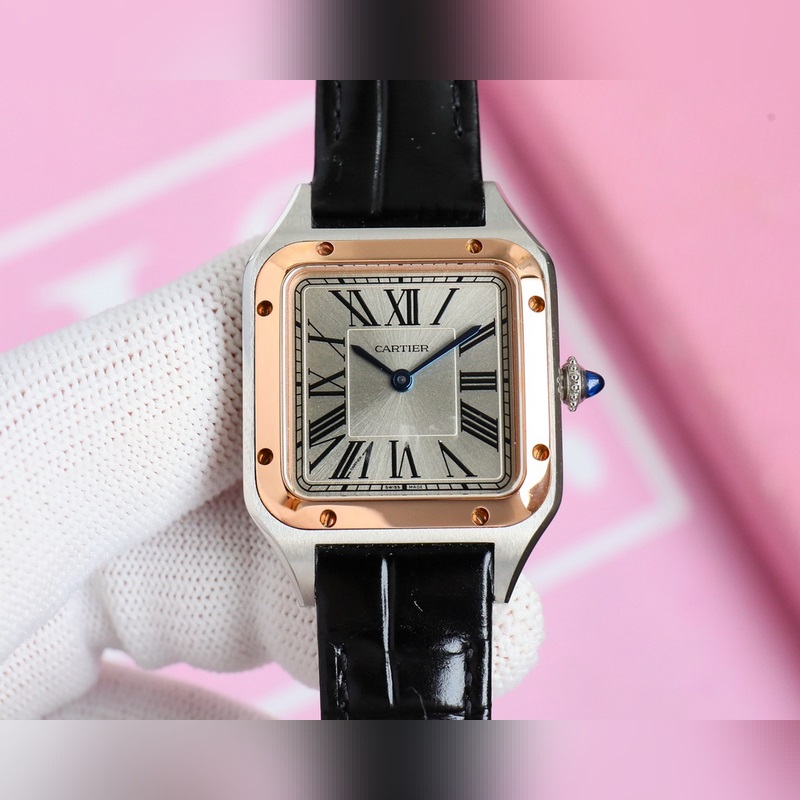 Cartier Santos Series Women's Replica Watch Premium Quality Authentic Parameters-2