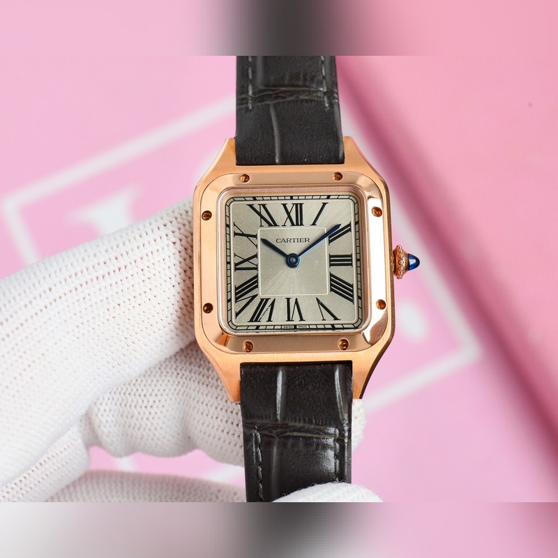 Cartier Santos Series Women's Replica Watch Premium Quality Authentic Parameters-3