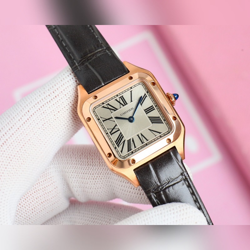 Cartier Santos Series Women's Replica Watch Premium Quality Authentic Parameters-4