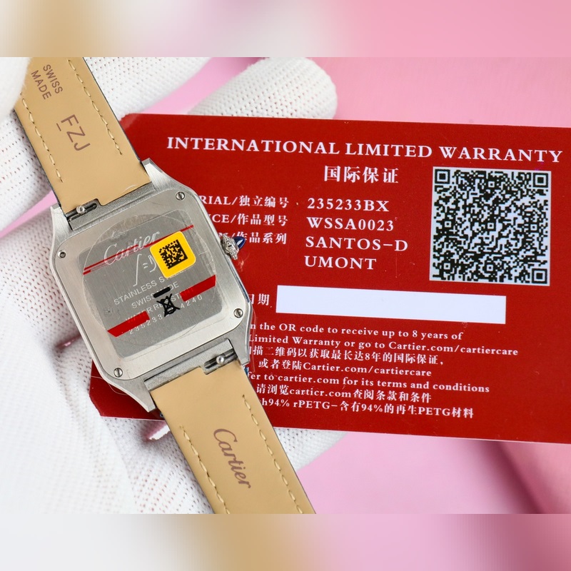 Cartier Santos Series Premium Quality Authentic Specs Designer Collaboration-8