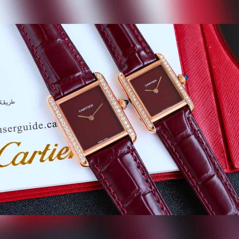 Cartier Tank Must Medium 33.7*25.5mm Exquisite Timepiece-2