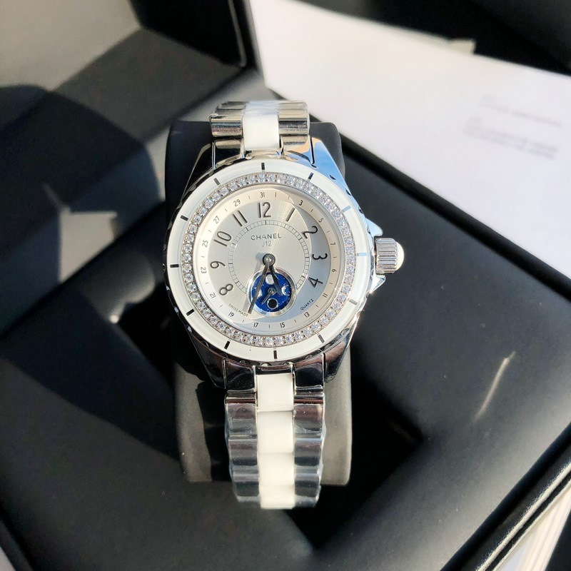 Chanel J12 Full Steel Ceramic Replica Watch Elegant Design-3