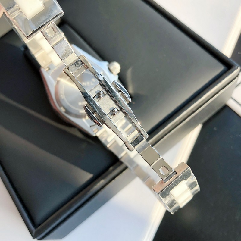 Chanel J12 Full Steel Ceramic Replica Watch Elegant Design-8