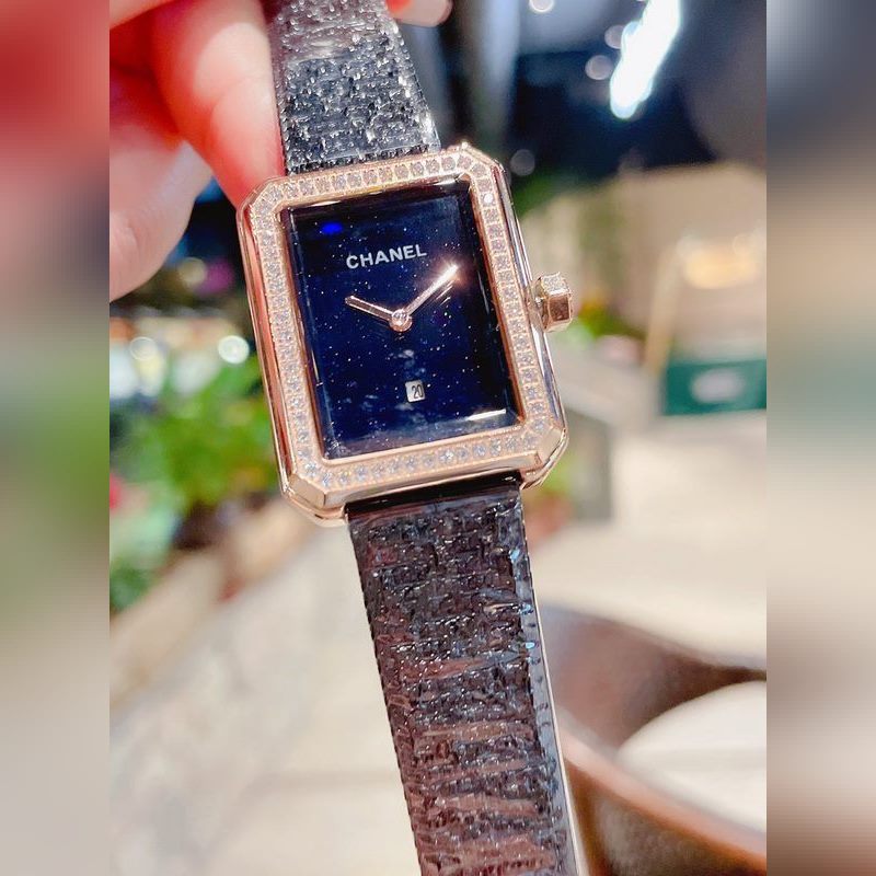 Chanel Boy Friend Moon and Star Diamonds Replica Watch-2