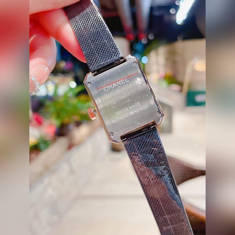 Chanel Boy Friend Moon and Star Diamonds Replica Watch-4