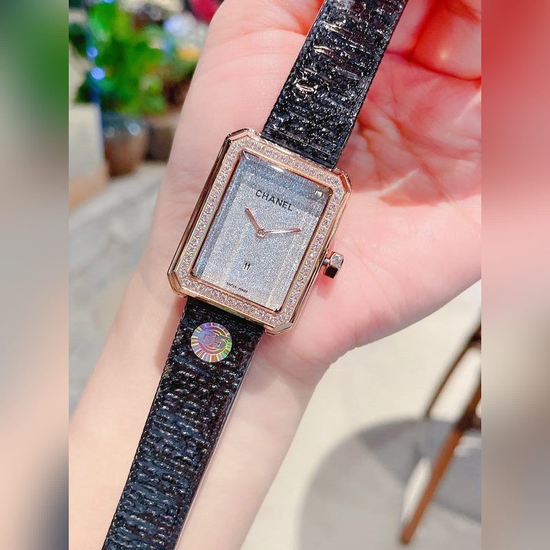 Chanel Boy Friend Moon and Star Diamonds Replica Watch-5