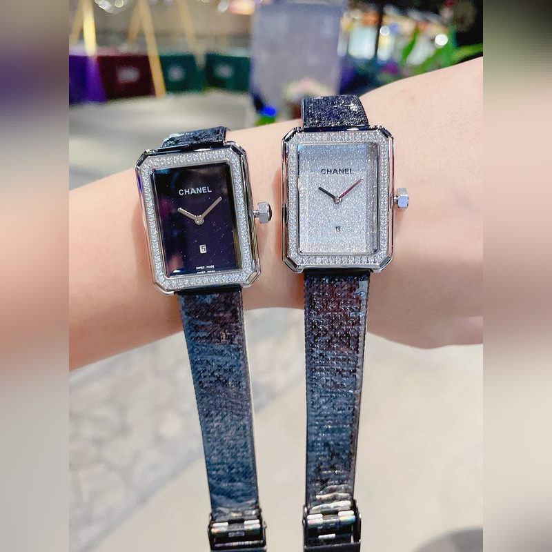 Chanel Boy Friend Moon and Star Diamonds Replica Watch-7