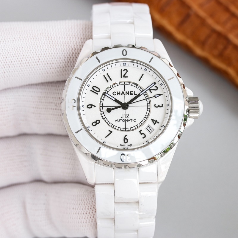 Chanel J12 38mm Replica Watch Unisex Ceramic Timepiece-3
