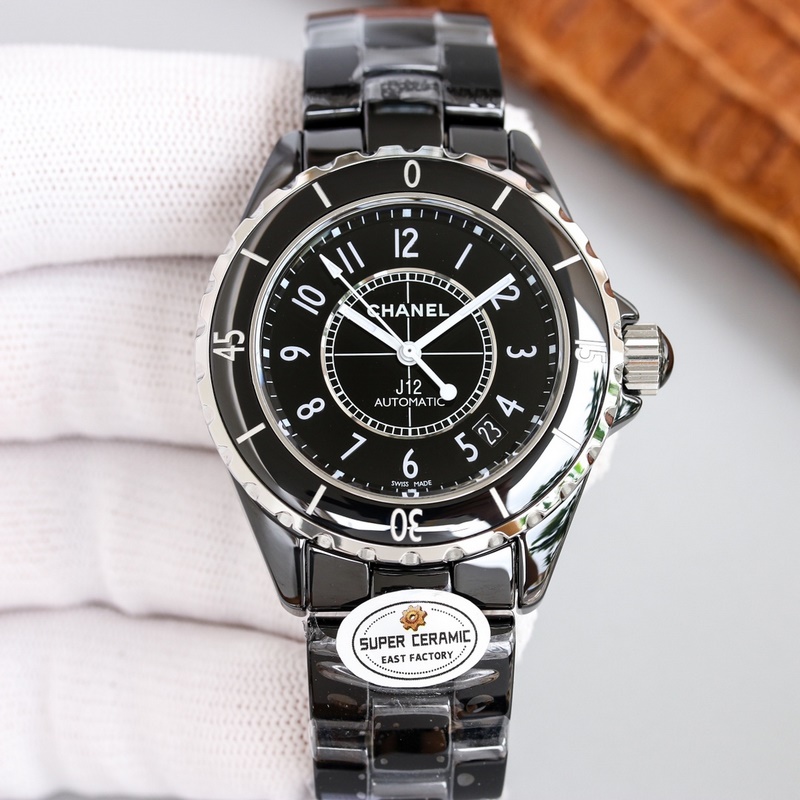 Chanel J12 38mm Replica Watch Unisex Ceramic Timepiece-4