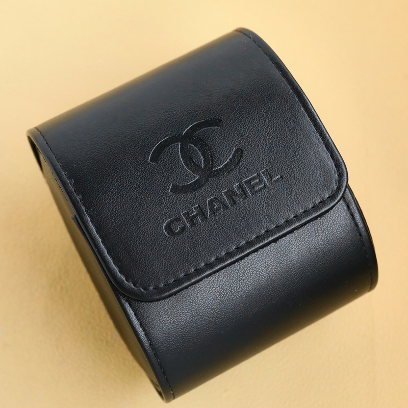 Chanel J12 Embroidered Pin Series H9762 Black Ceramic&18K Yellow Gold-5