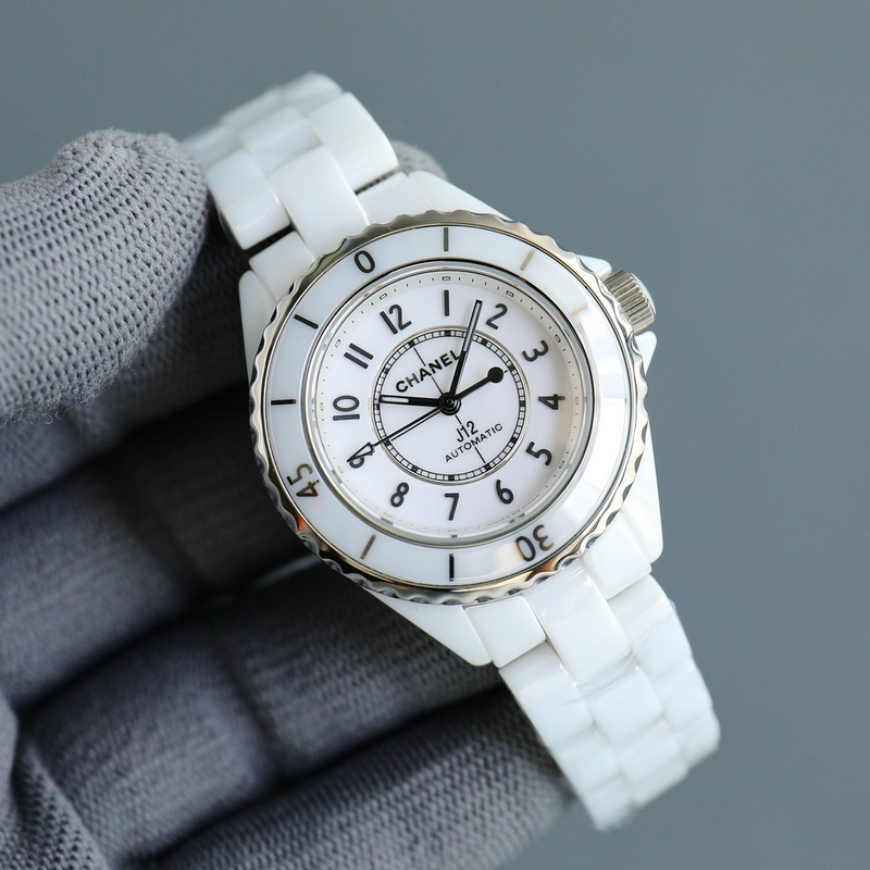 Chanel J12 33mm Super Ceramic Women's Replica Watch New Release-6