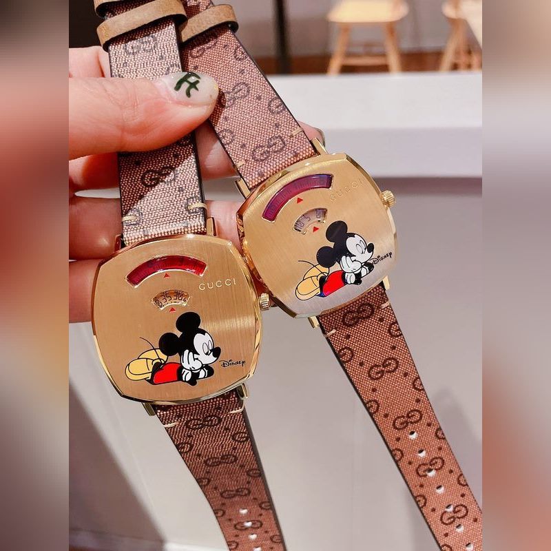 GUCCI Disney x Gucci Grip 35mm Unisex Replica Watch Quality Timepiece-2