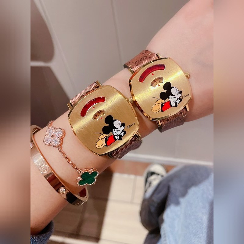 GUCCI Disney x Gucci Grip 35mm Unisex Replica Watch Quality Timepiece-5