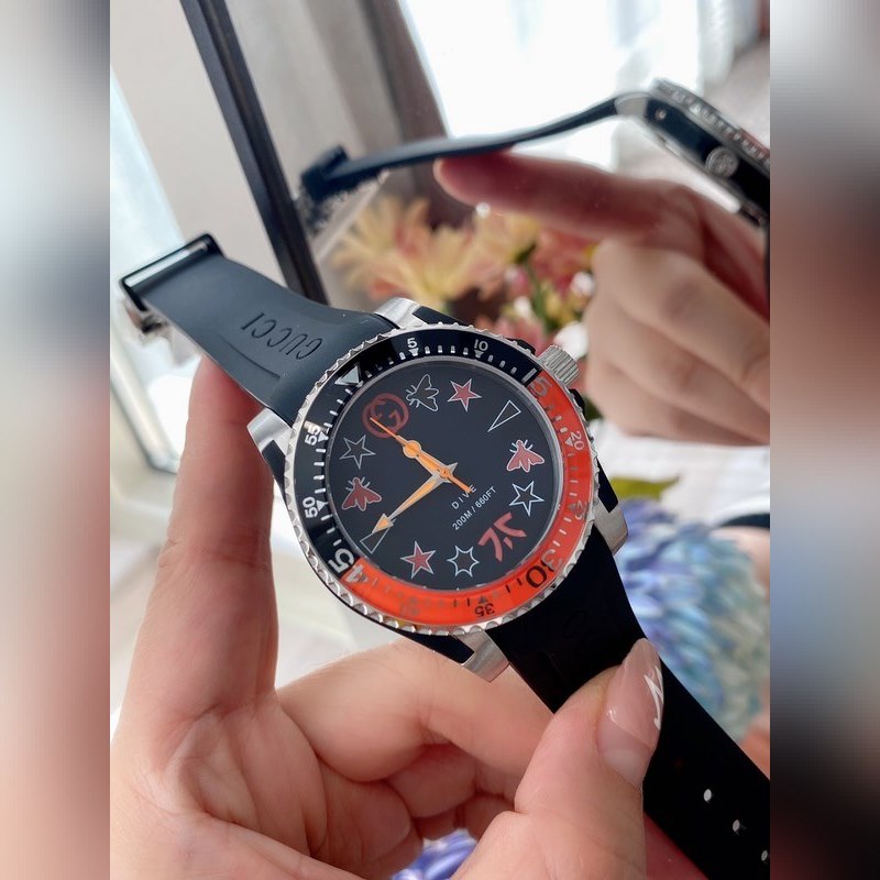 Gucci Dive 40mm Swiss Quartz Dive Replica Watch with Sapphire Crystal-2