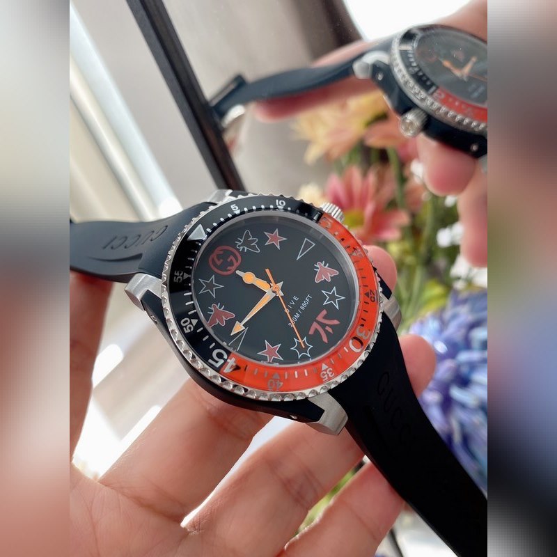 Gucci Dive 40mm Swiss Quartz Dive Replica Watch with Sapphire Crystal-4