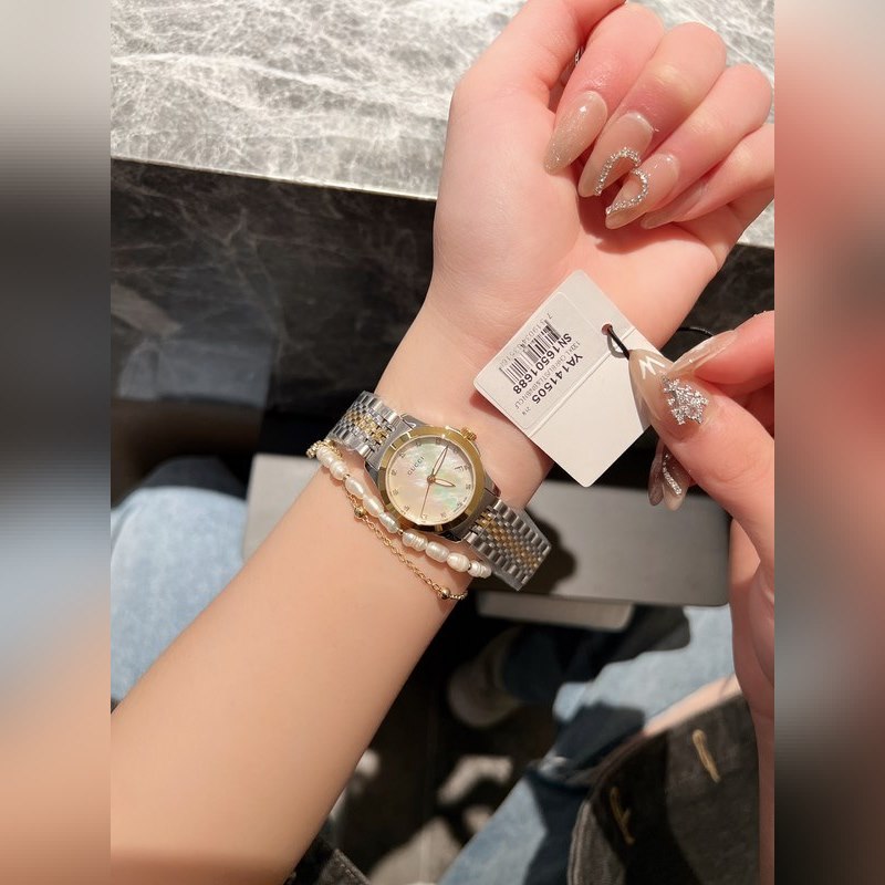 Gucci G-Timeless Classic 28mm Three-Color Dial Replica Watch-5