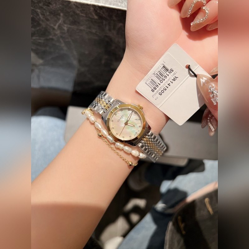 Gucci G-Timeless Classic 28mm Three-Color Dial Replica Watch-6