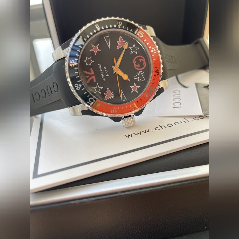 Gucci Dive Swiss Quartz Replica Watch with Sapphire Crystal-1