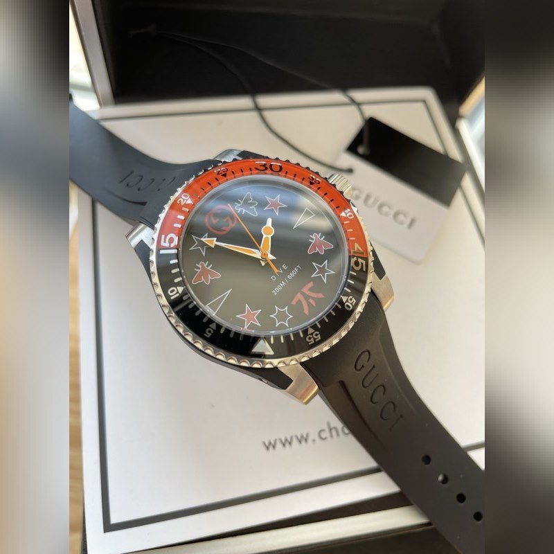 Gucci Dive Swiss Quartz Replica Watch with Sapphire Crystal-8