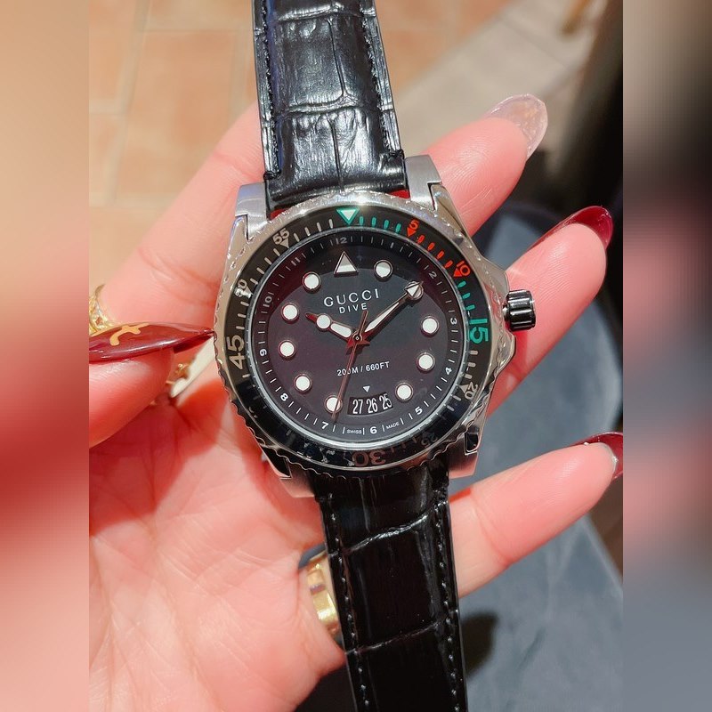 Gucci Dive Collection Unisex 40mm Replica Watch 6 Colors Available-2