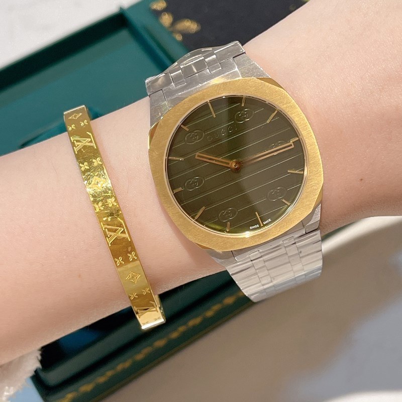 Gucci 25H Luxury Sports Replica Watch Elegant Design&Quality Features-2