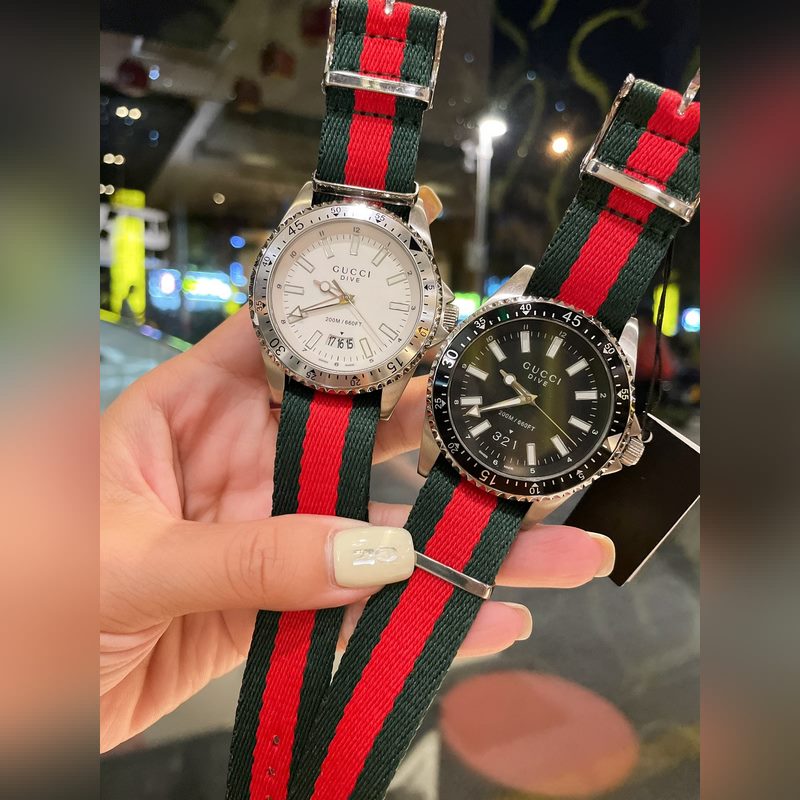 Gucci Dive Series Replica Watch Urban Sport Fashion Striped Design Quality Craftsmanship-6