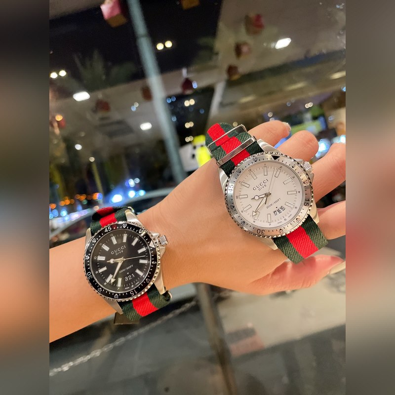 Gucci Dive Series Replica Watch Urban Sport Fashion Striped Design Quality Craftsmanship-7