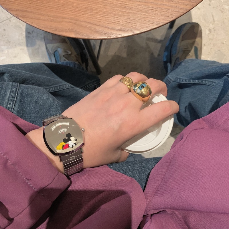 Gucci Grip x Disney Mickey Mouse Quartz Replica Watch 2023 Limited Edition-7