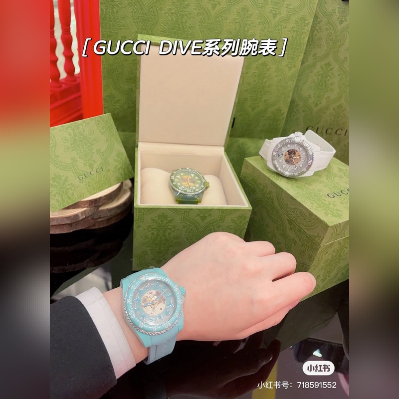 GUCCI DIVE Series Luxury Replica Watch Uncover Time's Mysteries-8
