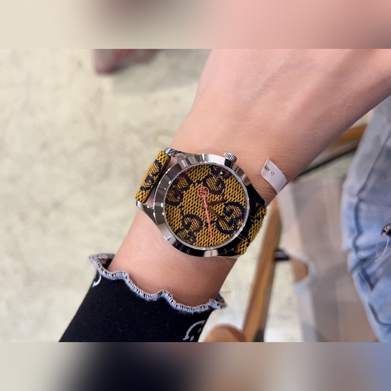 Gucci G-Timeless 520 Special Edition Replica Watch with Unique Hand Embroidery-3