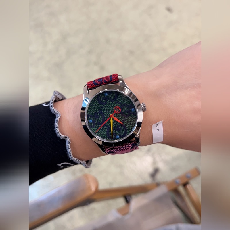 Gucci G-Timeless 520 Special Edition Replica Watch with Unique Hand Embroidery-6