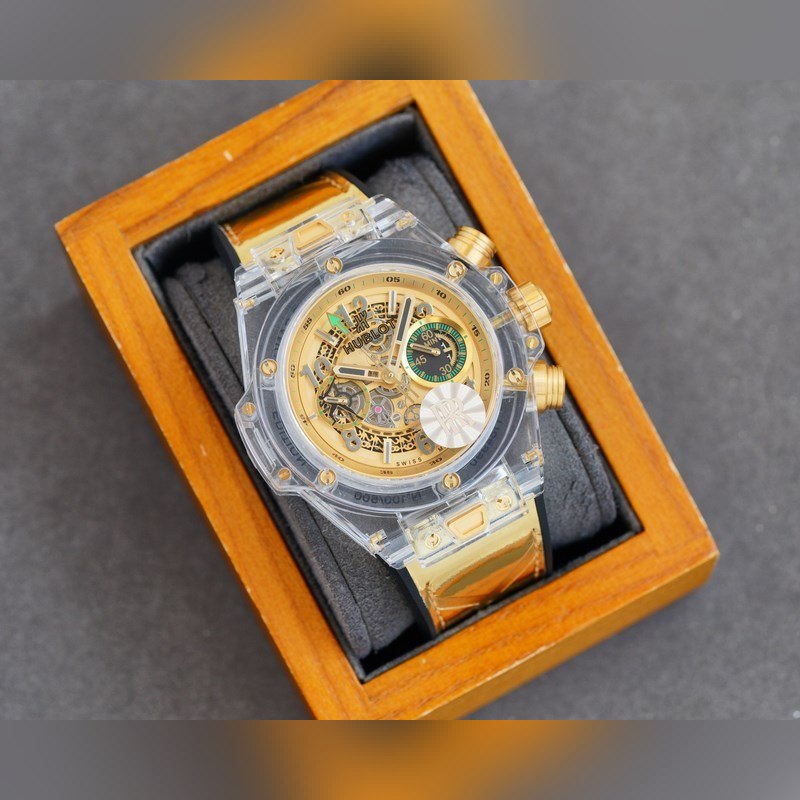 Hublot Big Bang 411.JX.4802.RT Transparent Replica Watch Luxury Timepiece-2