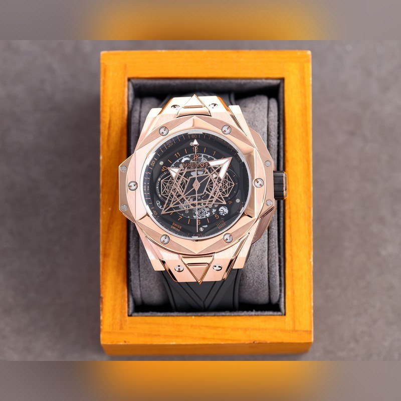 Hublot Big Bang Sang Bleu II Tattoo Replica Watch New Edition-4