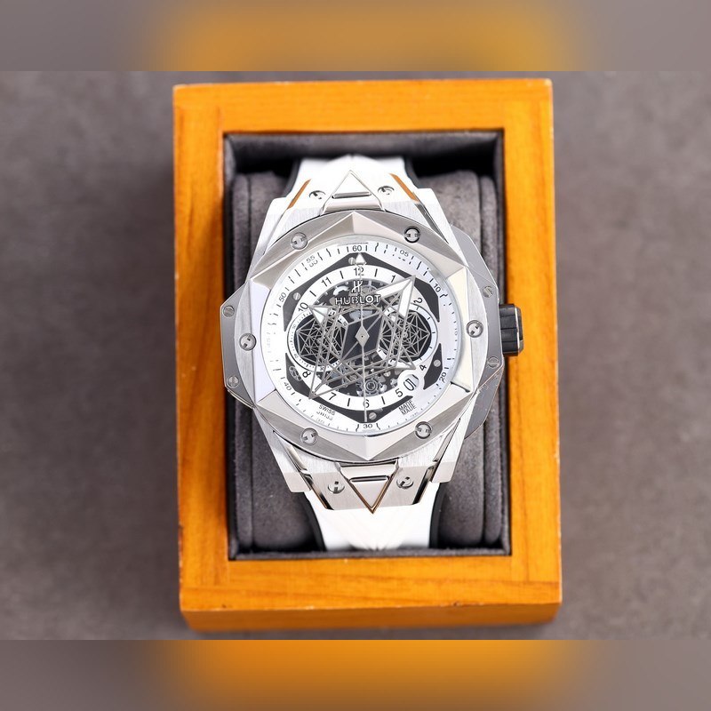 Hublot Big Bang Sang Bleu II Tattoo Replica Watch New Edition-5