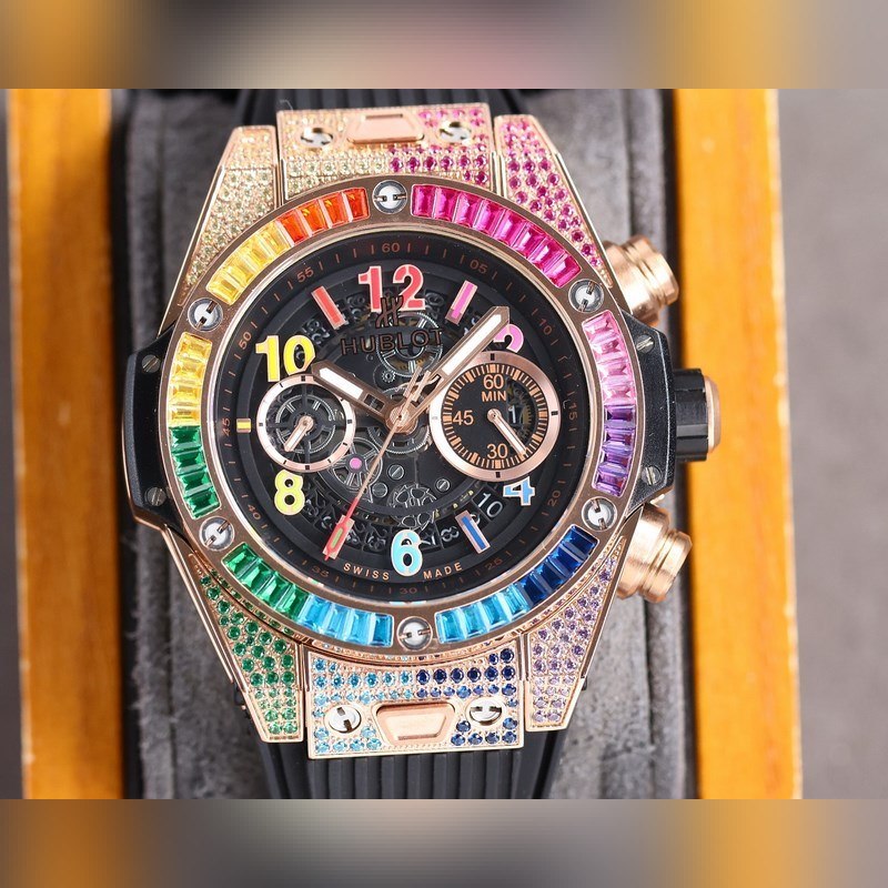 Hublot Big Bang V2 Chronograph Elemental Materials Replica Watch-3