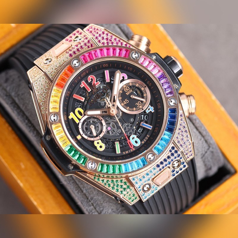 Hublot Big Bang V2 Chronograph Elemental Materials Replica Watch-4