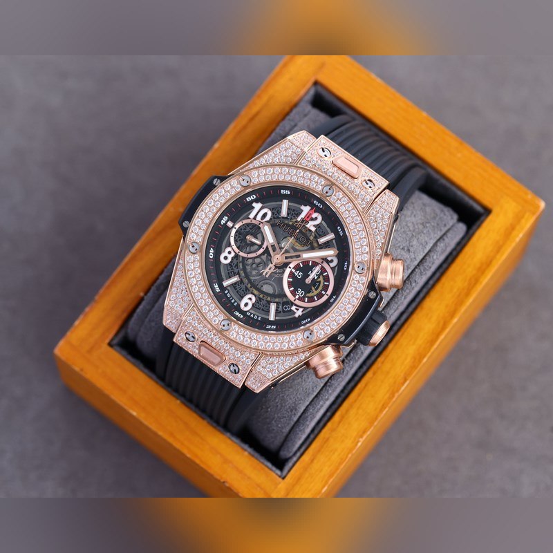 Hublot Big Bang V2 Chronograph Element Material Replica Watch-2