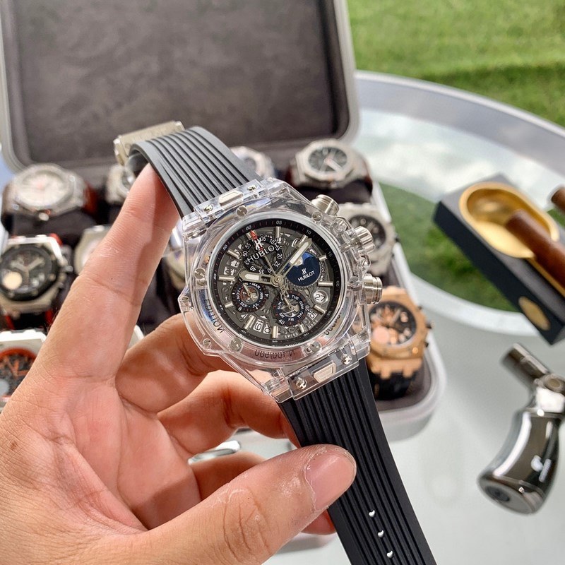 Hublot Big Bang Unico Magic Sapphire Replica Watch Quality Transparent Design-2
