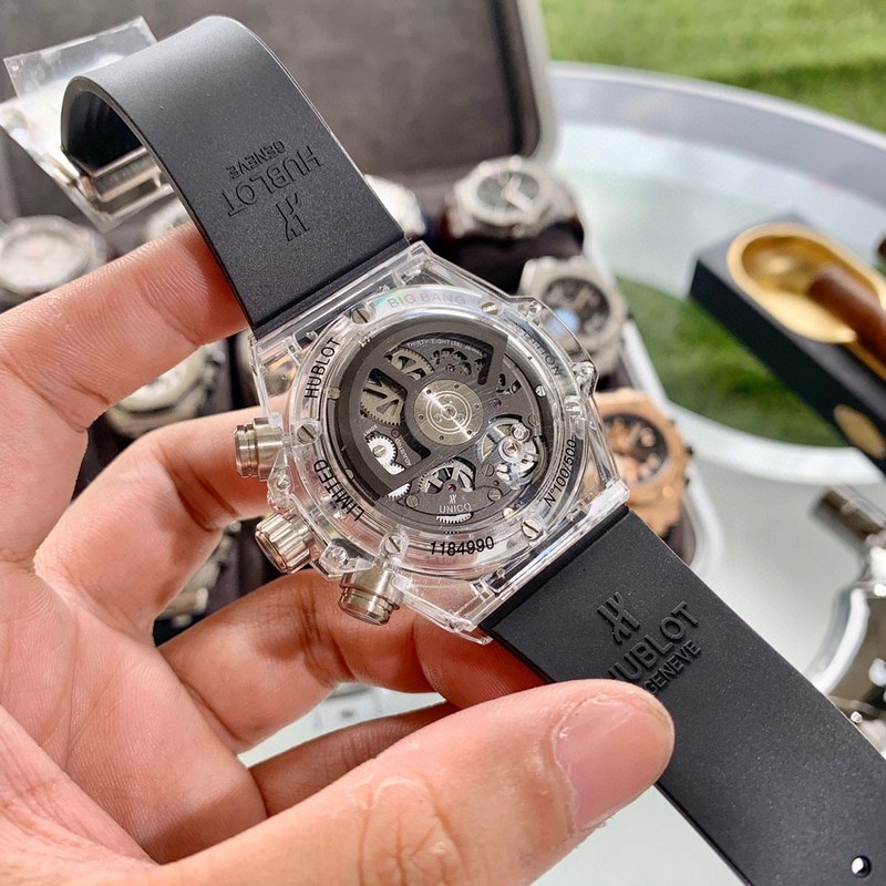 Hublot Big Bang Unico Magic Sapphire Replica Watch Quality Transparent Design-6