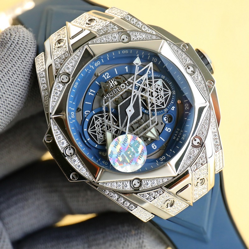 Hublot Big Bang Sapphire Replica Watch HBF Factory Authentic Quality-2