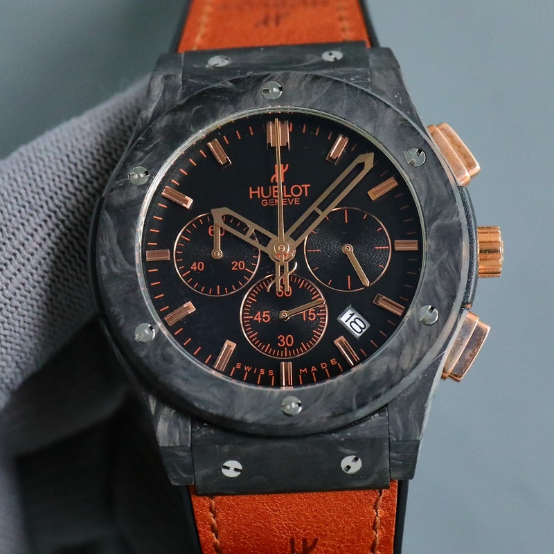 Hublot Classic Fusion 521 Series Men's Replica Watch Carbon Fiber Case Quality Elegance-2