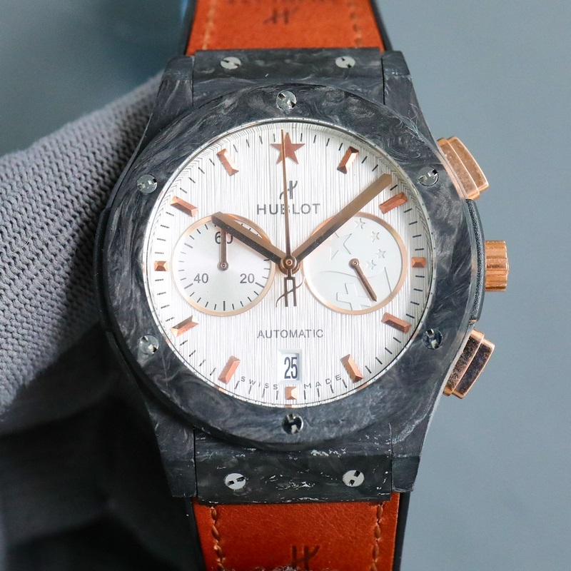 Hublot Classic Fusion 521 Carbon Fiber Men's Replica Watch-3