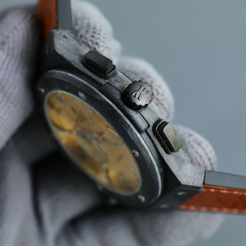 Hublot Classic Fusion 521 Men's Replica Watch Carbon Fiber Case Exquisite Craftsmanship-6