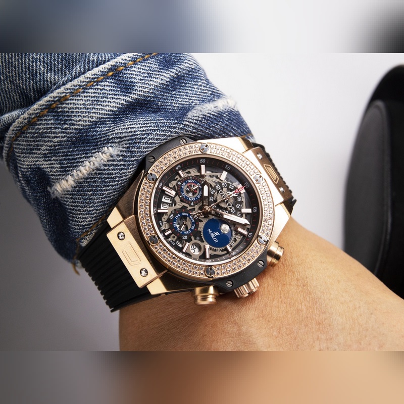 Hublot Big Bang Men's Replica Watch 316 Stainless Steel Case-3