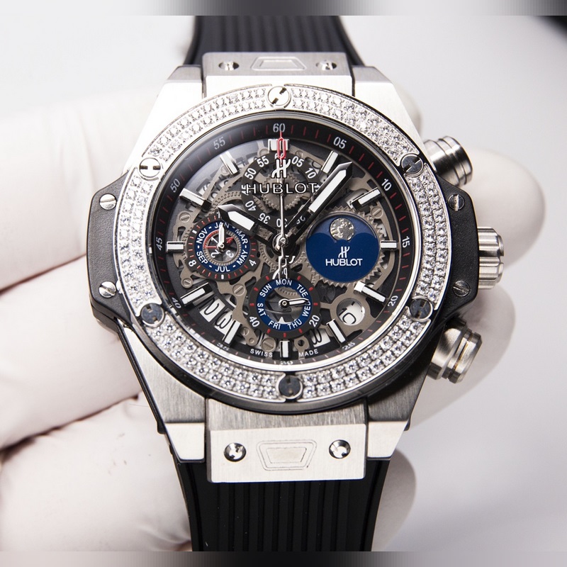 Hublot Big Bang Men's Replica Watch 316 Stainless Steel Case-5