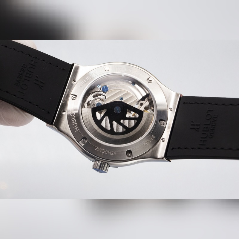 Hublot Classic Fusion Tourbillon Men's Replica Watch with Leather and Steel Straps-8